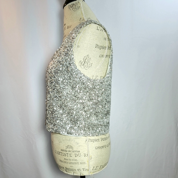 Forever 21 Sequin Sleeveless Medium Top - Picture 2 of 7